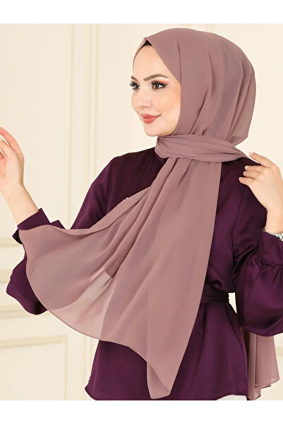 asia collection DÜZ ŞİFON ŞAL