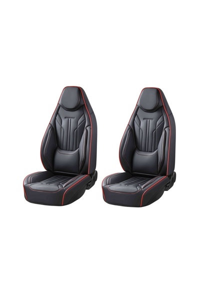 CED AUTO TRADE Σετ καλυμμάτων καθισμάτων αυτοκινήτου γενικής χρήσης, δερμάτιν...