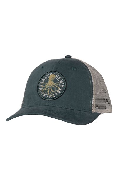 Salty Crew ΤΕΝΤΑΚΛΕΣ ΡΕΤΡΟ ΚΑΠΕΛΟ ΤΡΑΚΕΡ ΣΚΟΥΡΟ ΥΔΡΟΓΡΑΦΟΜΕΝΟ