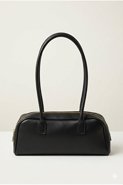 vattara Γυναικεία τσάντα ώμου με μακρύ λουράκι, τσάντα κυλίνδρου μπαγκέτας