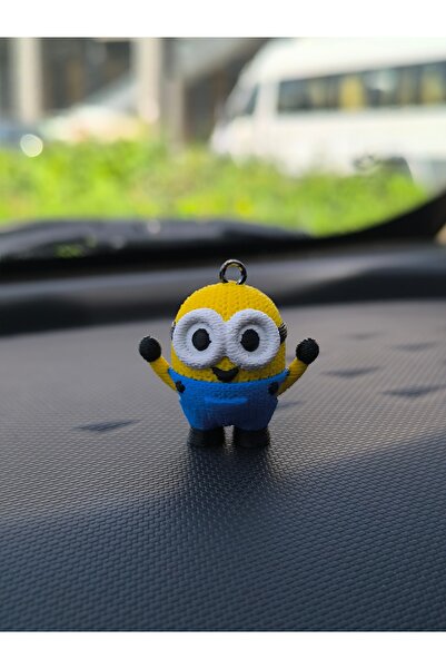 Esey Dizayn Minions Araba Süsü 3D MİNİ BOYUTTA - Dikiz Ayna Torpido Süsü