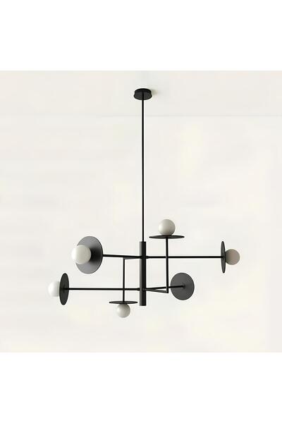 VİSENTE HOME Miro Modern Sarkıt Avize – Cam Küre & Metal Gövde