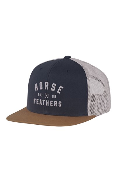 Horsefeathers Καπέλο Τράκερ Ναυτικό Μπλε με Σχέδιο