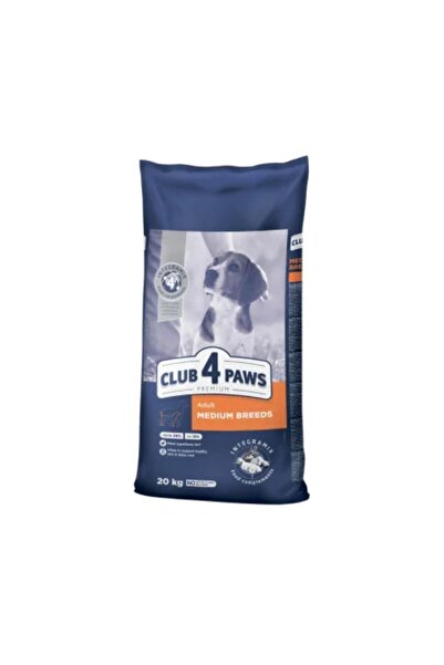 Club4Paws Hrana uscata completa Club 4 Paws pentru caini de talie medie, 20kg