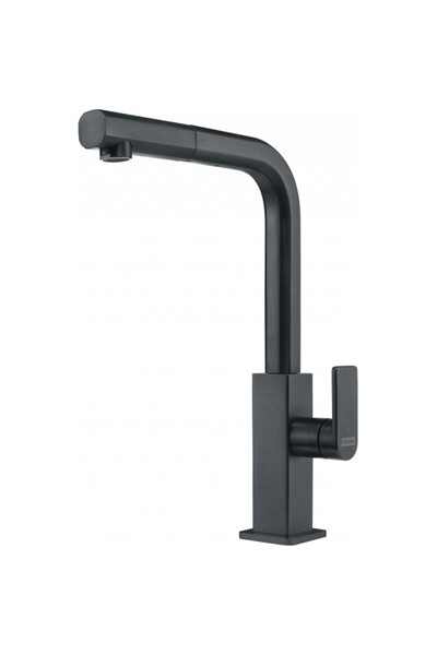 Franke Mythos Βρύση, Ανασυρόμενη, Βιομηχανικού Τύπου, Ανοξείδωτη Μαύρη