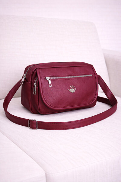 MILANOFOX Γυναικεία δερμάτινη τσάντα χιαστί και ώμου πολλαπλών θηκών για καθη...