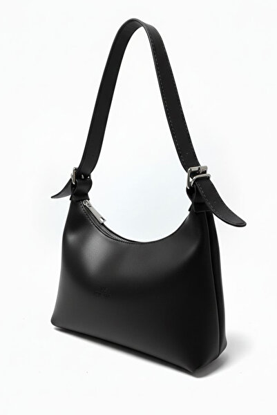 TOFİSA Women's Black Faux Leather Handbag - 28170-Black