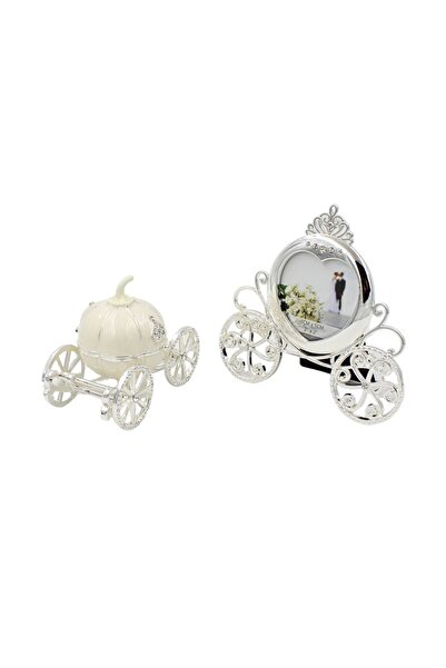 Azay Set cadou elegant în formă de trăsură – Ramă foto + Cutie de bijuterii, ...