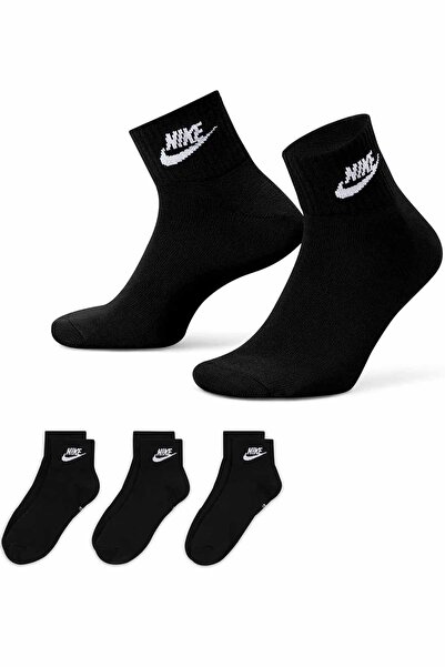 Nike Αθλητικά Είδη Καθημερινής Χρήσης Unisex Μαύρες Κάλτσες Καθημερινού Στυλ ...