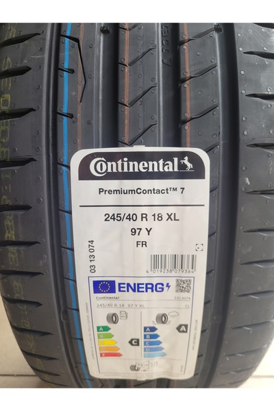 Continental 245/40R18 Premium Contact7 97Y XL FR Set Olarak (4 Adet ) Yazlık ...