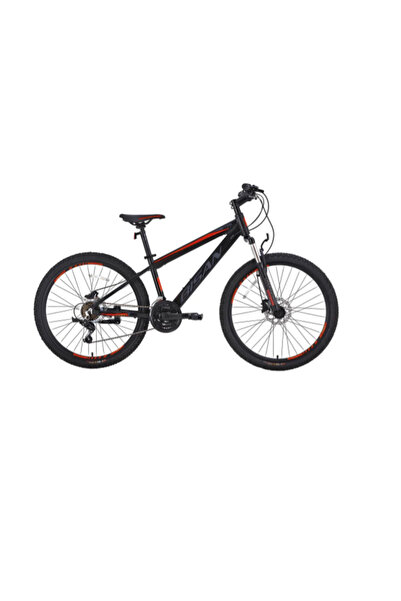Bisan COOPER ÇOCUK BİSİKLETİ 30 CM MD 24 JANT 21 VİTES MAT SİYAH KIRMIZI