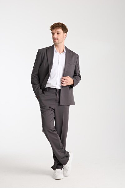 FASHİON PLAZA Men's Oversize Suit – Modern Relaxed Fit