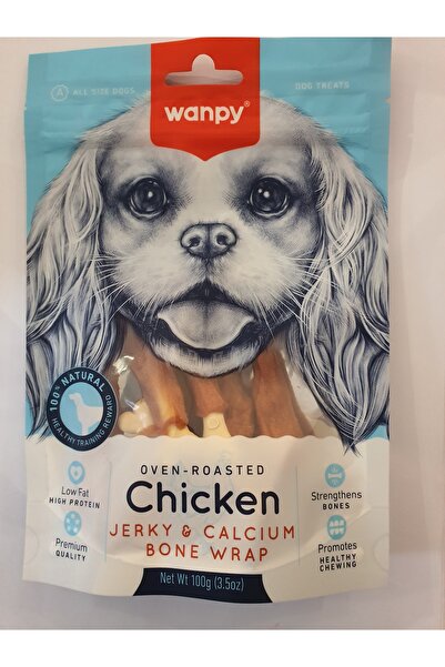 Wanpy PATİLİMARKET köpek ödülü chicken jerky calcium bone wrap