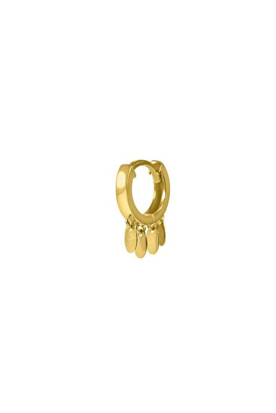 Kuyumcudukkani Oval Pullu"Shakira" Küpe-31236-G
