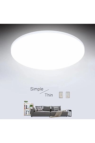 trandafi led Φωτιστικό οροφής LED τύπου πίνακα, 36W, λευκό, στρογγυλό, λεπτό,...