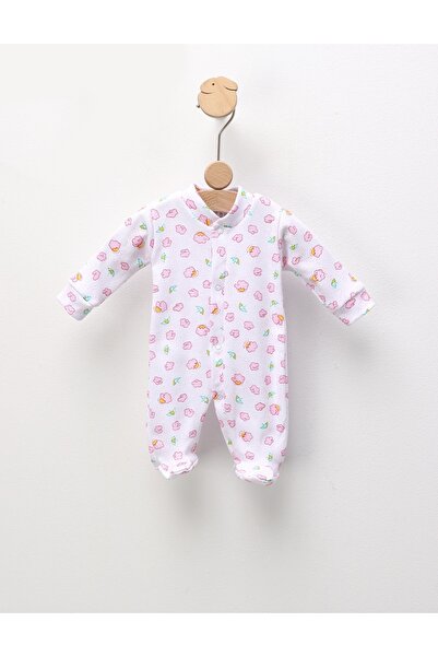 MiniKids Βρεφικό Φορμάκι Ρουμανία Ροζ Σύννεφα