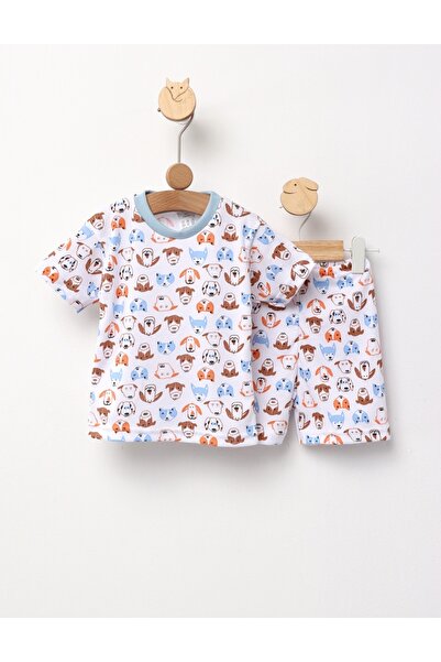 MiniKids Πυτζάμες με στάμπα MS Puppies, πολύχρωμες