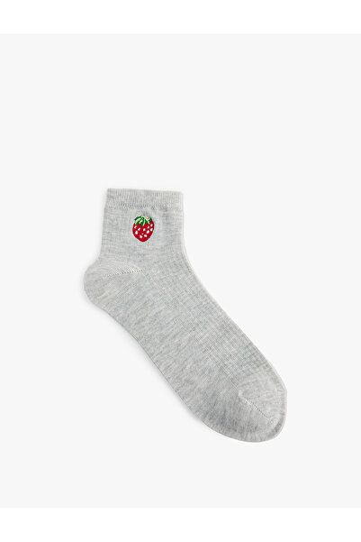 Koton Κεντημένες κάλτσες με φράουλα