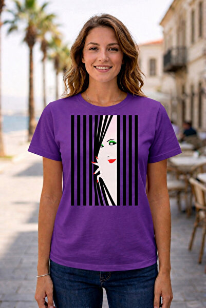VODEXA Tricou oversize unisex cu imprimeu INTERCURTAIN, 100% bumbac, croială ...