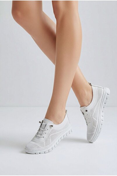Victoria Shoes And Bags BEYAZ DELİKLİ YAZLIK SPOR AYK