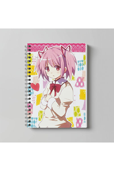nihonwosekai Caiet cu spirală A4 Madoka Magica Anime, 60 de foi