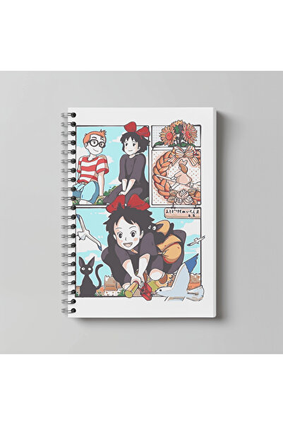 nihonwosekai Ghibli Studio Totoro Ruhtan Escape Kiki Anime A4 Size Spiral Not...