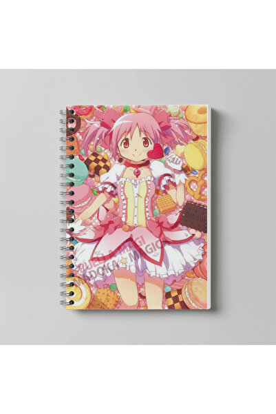 nihonwosekai Madoka Magica Anime A4 Size Spiral Notebook 60 Sheets