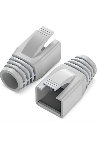 MN6 غطاء حماية لكابل إيثرنت M108Kb Cat7 Rj45 - 25 قطعة، لون رمادي