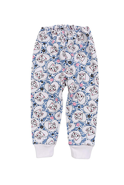 MiniKids Παντελόνι με στάμπα γατούλας και φιόγκο
