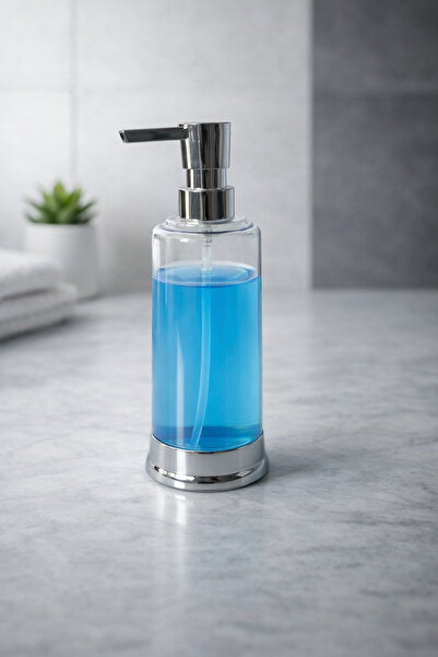 naturelove Διαφανής θήκη υγρού σαπουνιού Οργανωτής πάγκου κουζίνας Θήκη απορρ...