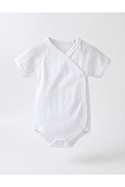 MiniKids Λευκό κορμάκι με καρφίτσες Ρουμανία