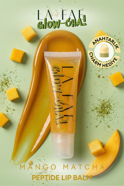 LA FAÉ BEAUTE Mango Matcha Peptide Lip Balm Besleyici Onarıcı ve Nemlemdirici...
