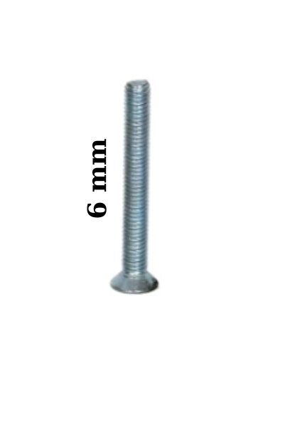 Netzerkoz 1 adet M3x6 YHB Metrik Vida - 6mm Mobilya Kulp Vidası