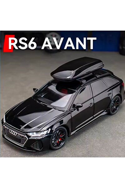 AUDİ RS6 QUATTRO NARDO 1:24 Ölcek Diecast Maket Metal Model Araba Koleksiyonluk SİYAH