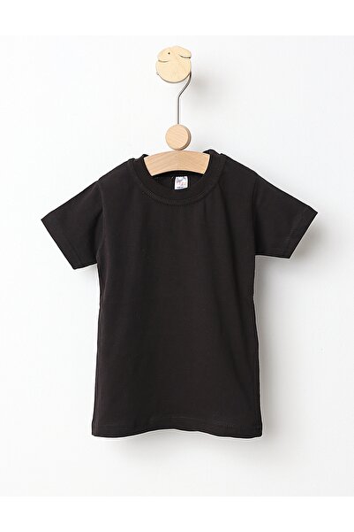 MiniKids Tricou negru Saze 100% bumbac