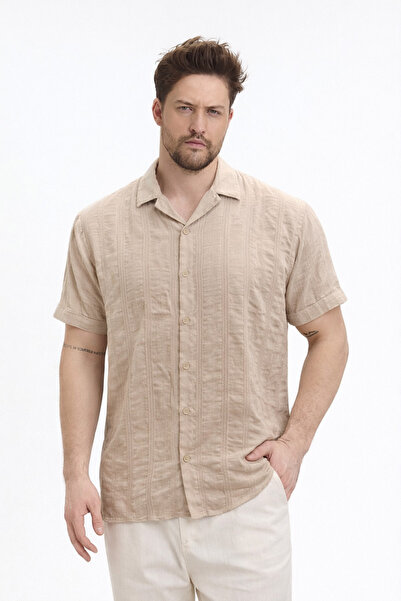 Heaven Ephesus Πουκάμισο με γιακά και σχέδιο μουσελίνας - 4140