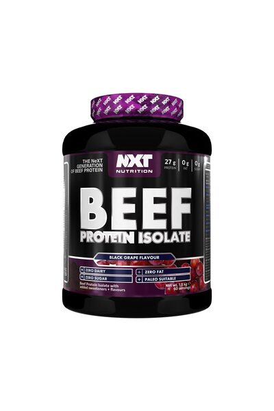 NXT Nutrition بيف بروتين ايزوليت من نكست نكهة عنب اسود 1.8 كجم - Beef Protein