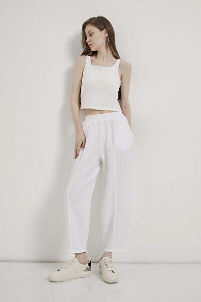 Arma Life ARMALIFE 5505 ΓΥΝΑΙΚΕΙΟ ΠΑΝΤΕΛΟΝΙ ΜΟΥΣΛΙΝΑ ΜΕ ΕΛΑΣΤΙΚΗ ΜΕΣΗ ΚΑΙ ΛΑΣ...