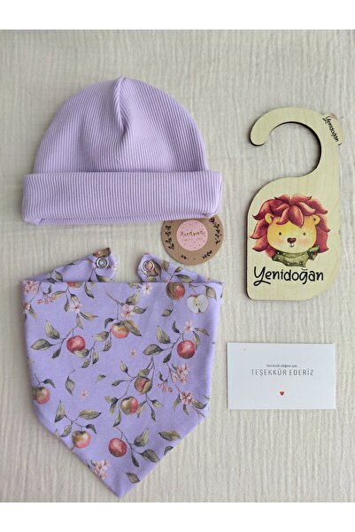 KIZ BEBEK PAMUKLU ESNEK BANDANA VE FULAR 2 Lİ SET yumusacik ve rahat