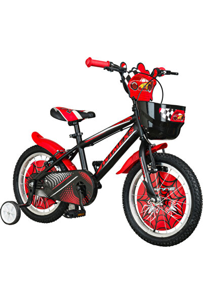 16 Wheels 4-9 Years Children's Bicycle with Basket Wheel Card