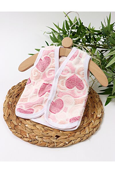 MiniKids Vesta cocolino Inimioare cu roz