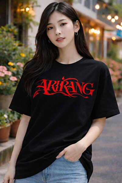 puolikuu Μπλουζάκι Oversize με στάμπα Arirang World Tour BTS