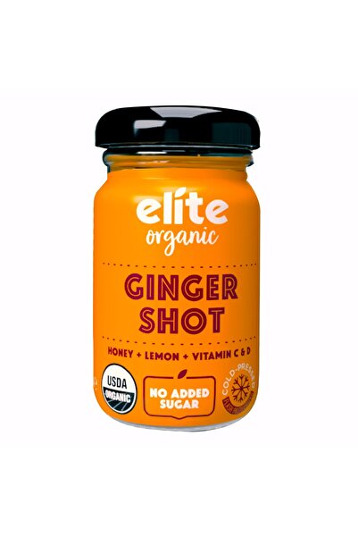 elite organic عصير الزنجبيل المعصور على البارد