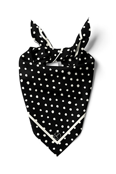 tuaipek Matmazel Noir Desen Bandana/Fular