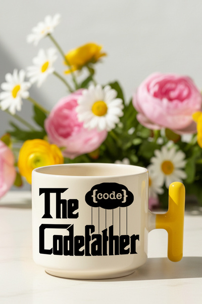 giftkonsept Codefather Printed Funny, Developer, Software Engineer, Godfather...