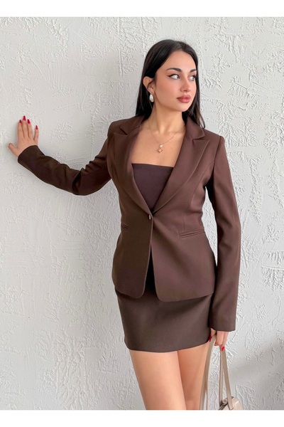 Shahiqa Klasik Kesim Şık Blazer Ceket