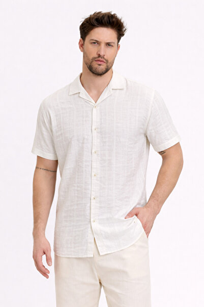 Heaven Ephesus Πουκάμισο με γιακά και σχέδιο μουσελίνας - 4140