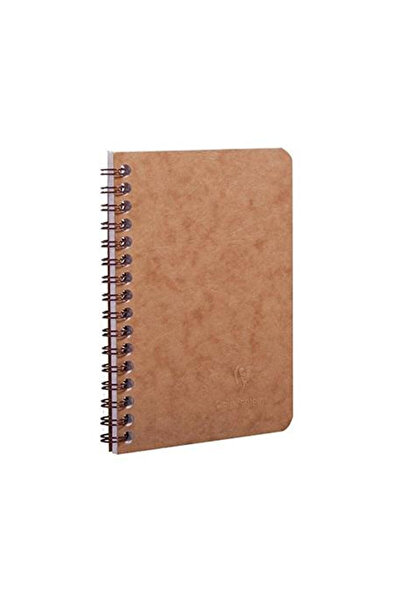 Clairefontaine Age Bag Wirebound A6 Kareli Defter Taba 78592C
