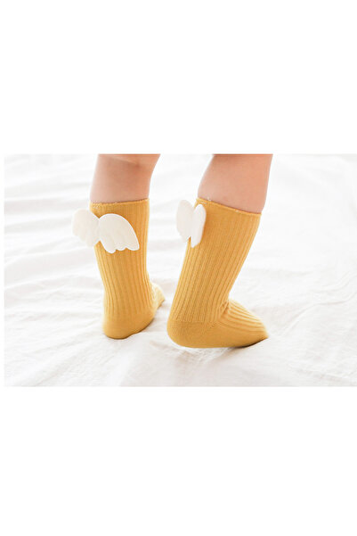 MiniKids Μικρό Άγγελος κίτρινες κάλτσες