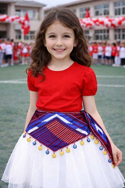 ASYA PAZARLAMA Karadeniz Liralı Nazar Boncuklu Üçgen Yazma, Yazma, Tülbent, K...